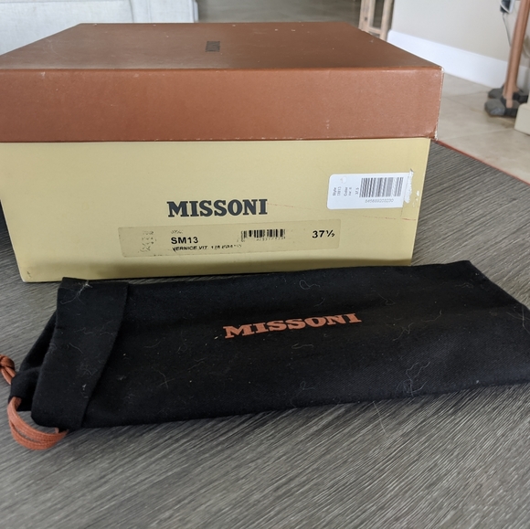 Missoni Chevron peeptoe boots 37.5 stunning! - Picture 3 of 16